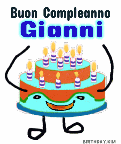 Buon Compleanno Gianni gif