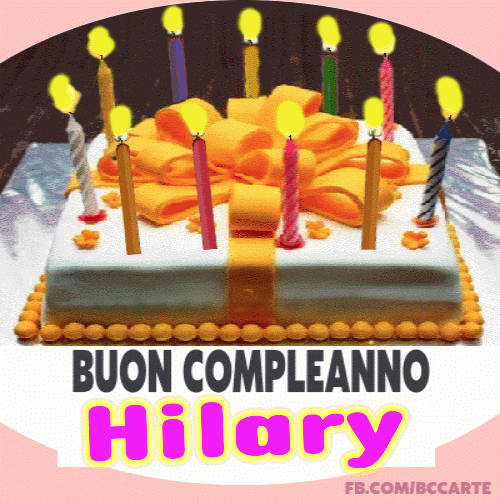 Buon Compleanno Hilary gif