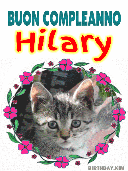 Buon Compleanno Hilary