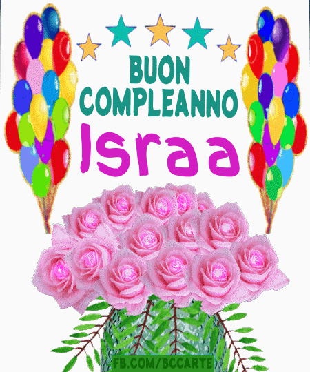 Buon compleanno Israa