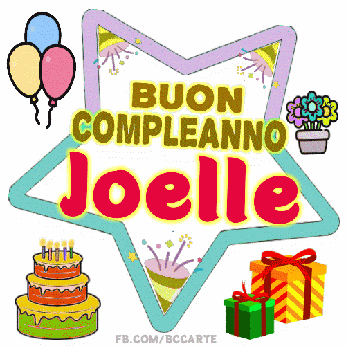 Buon compleanno Joelle