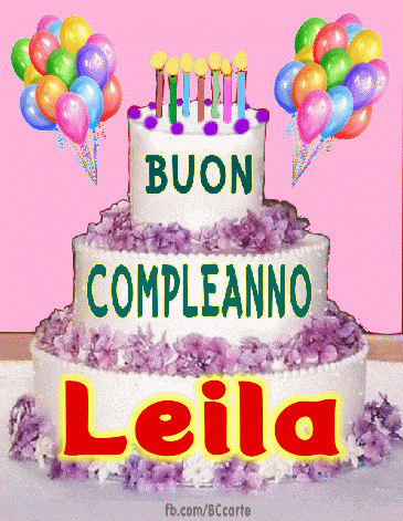Buon Compleanno Leila