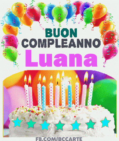 Buon Compleanno Luana