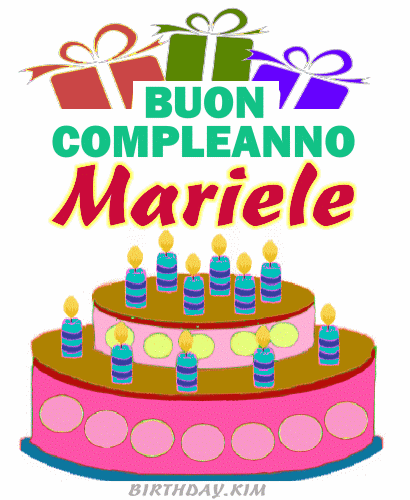 Buon Compleanno Mariele