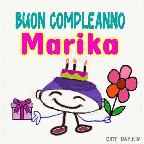 Buon Compleanno Marika