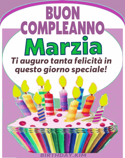 Buon Compleanno Marzia gif