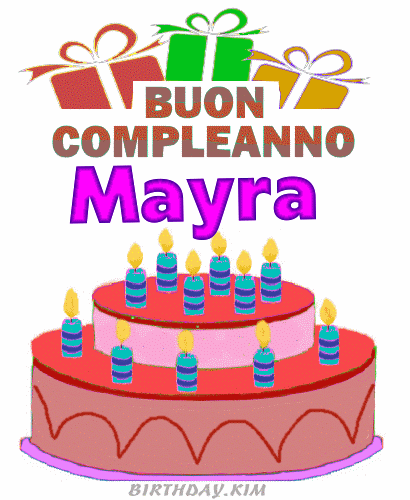 Buon Compleanno Mayra gif