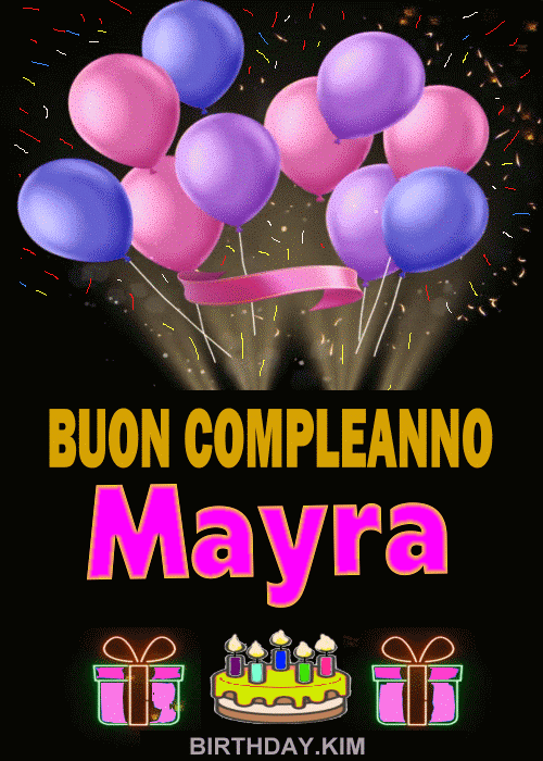 Buon Compleanno Mayra gif