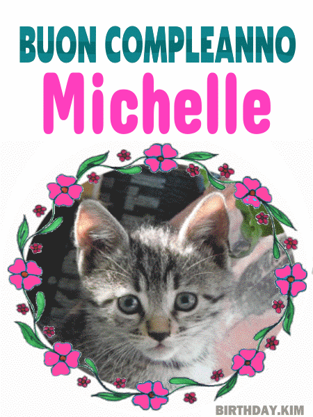 Buon Compleanno Michelle gif