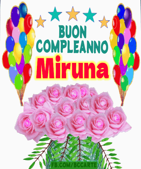 Buon Compleanno Miruna