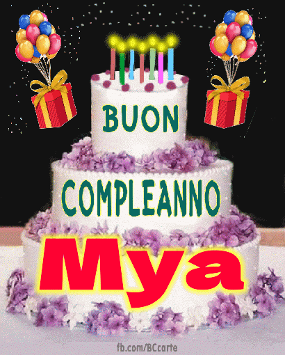Buon Compleanno Mya