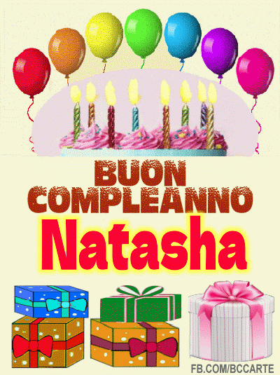 Buon Compleanno Natasha gif