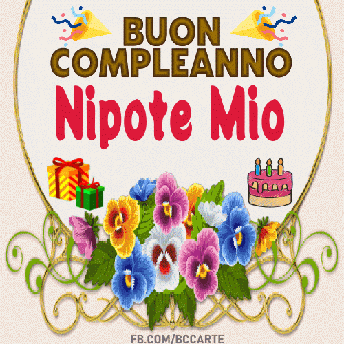 Buon compleanno Nipote