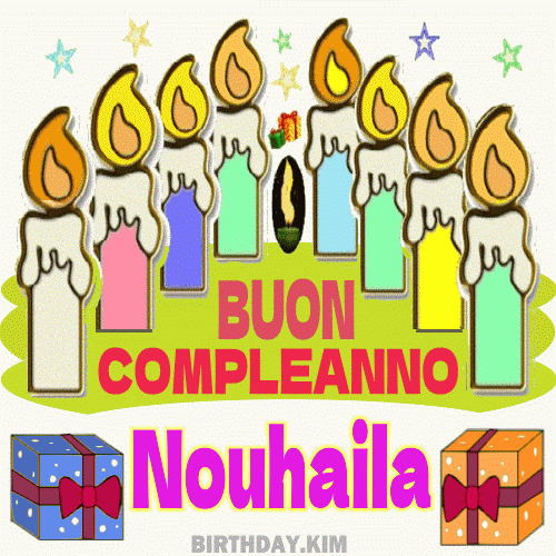 Buon Compleanno Nouhaila gif