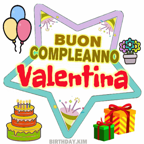 Buon Compleanno Valentina