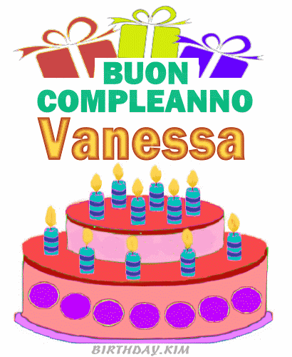 Buon Compleanno Vanessa