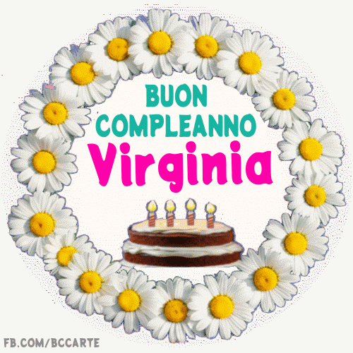Buon compleanno Virginia
