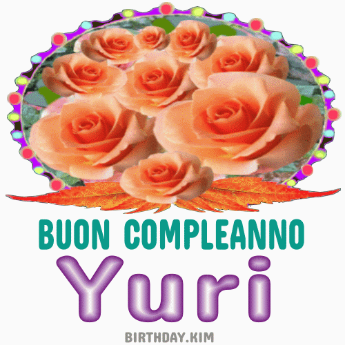Buon Compleanno Yuri