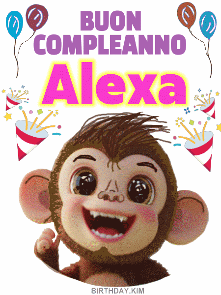Buon compleanno Alexa gif