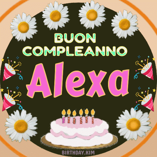Buon compleanno Alexa