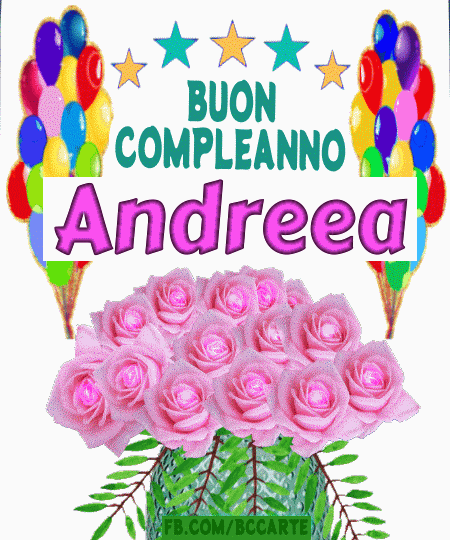 Buon Compleanno Andrea gif