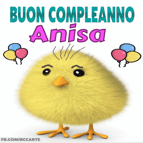 Buon Compleanno Anisa gif