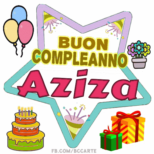 Buon Compleanno Aziza