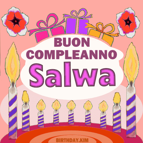 Buon compleanno Salwa