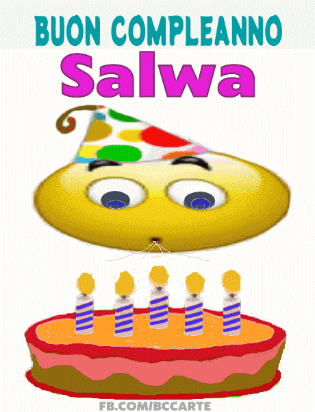 Buon compleanno Salwa gif