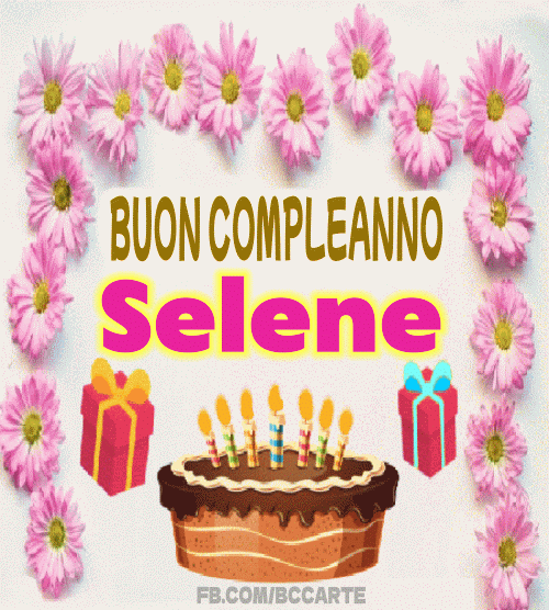 Buon Compleanno Selene gif