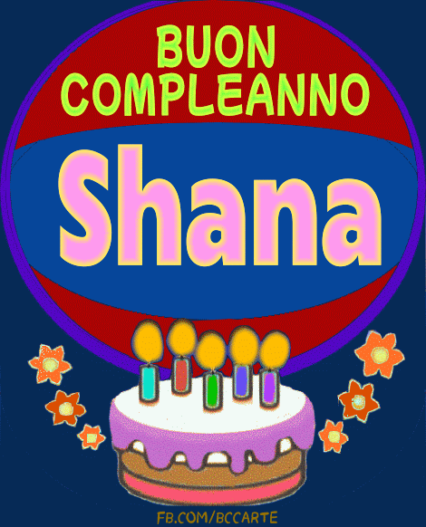 Buon compleanno Shana gif