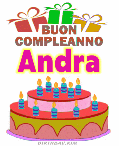 Buon Compleanno Andra gif