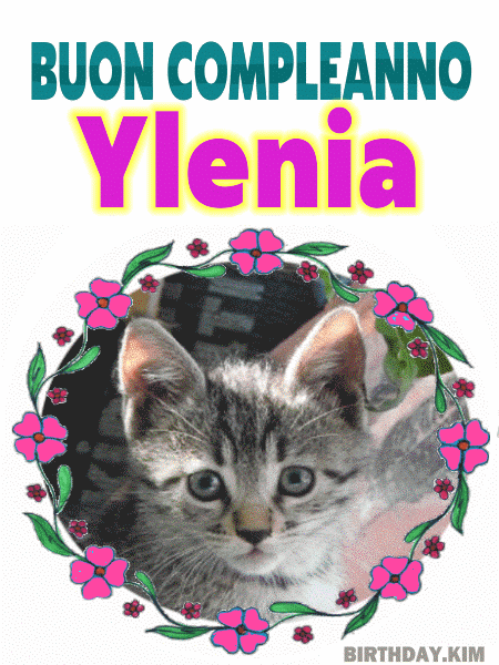 Buon Compleanno Ylenia gif