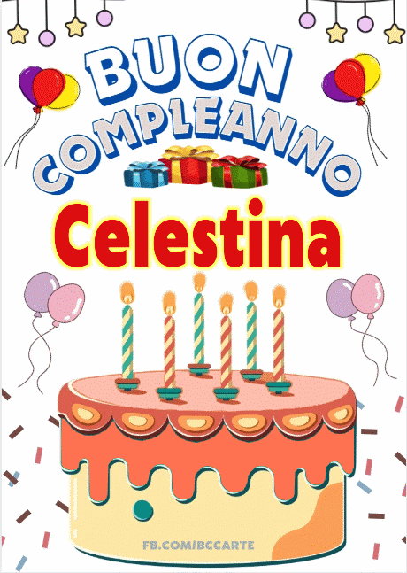 Buon Compleanno Celestina gif