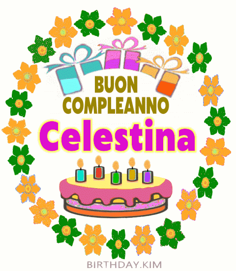 Buon Compleanno Celestina gif