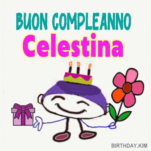 Buon Compleanno Celestina gif