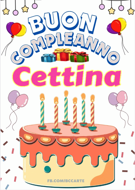 Buon Compleanno Cettina gif
