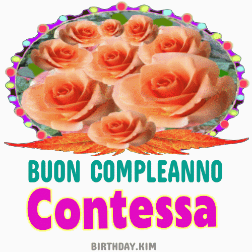 Buon Compleanno Contessa gif