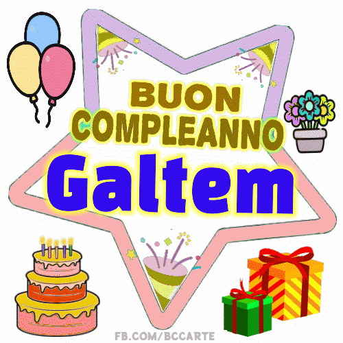 Buon Compleanno Galtem gif
