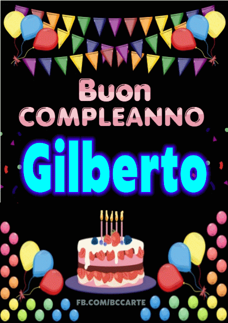 Buon Compleanno Gilberto gif
