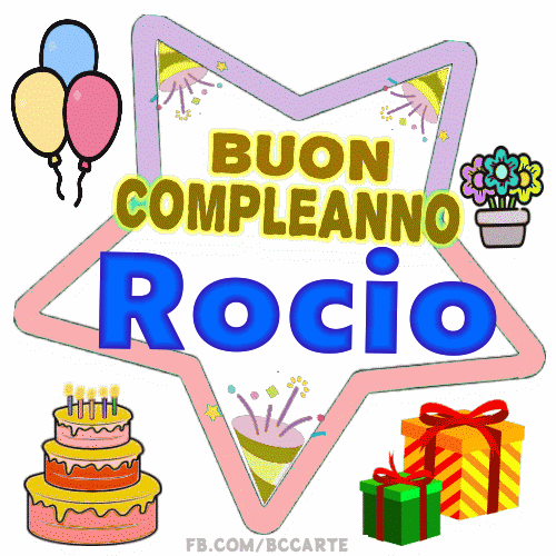 Buon Compleanno Rocio gif