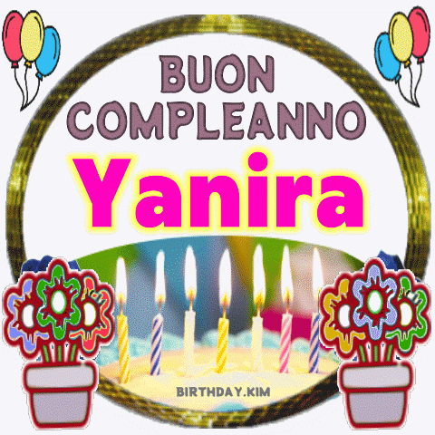 Buon Compleanno Yanira gif