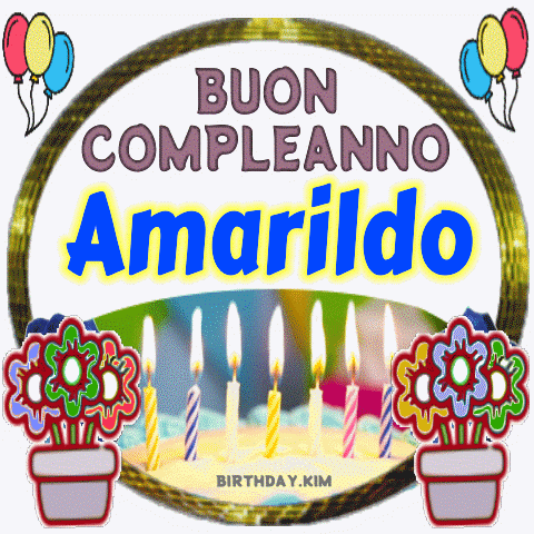 Buon Compleanno Amarildo gif