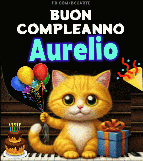 Buon Compleanno Aurelio gif