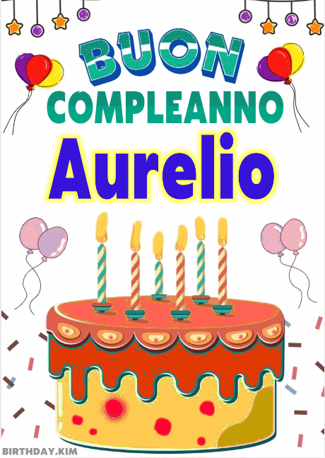 Buon Compleanno Aurelio gif