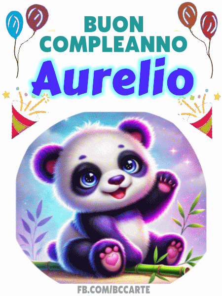 Buon Compleanno Aurelio gif