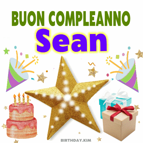 Buon Compleanno Sean gif