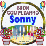 Buon Compleanno Sonny gif