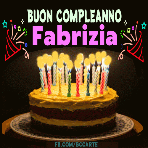 Buon Compleanno Fabrizia gif