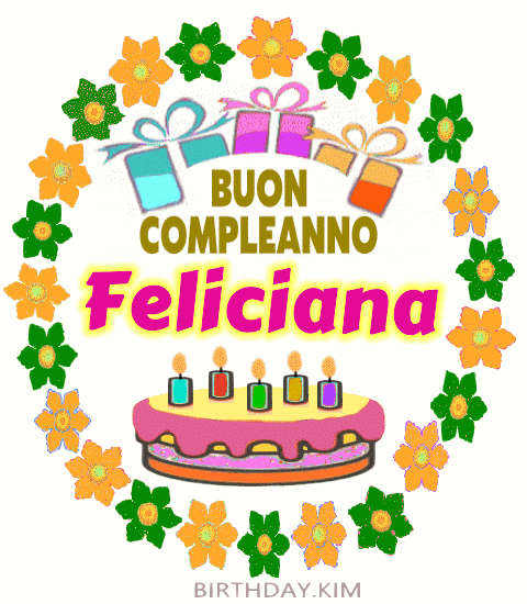 Buon Compleanno Feliciana gif